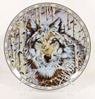 EYES OF THE WOLF Plate Kindred Spirits Diana Casey Bradford Exchange #1 Ltd Vtg