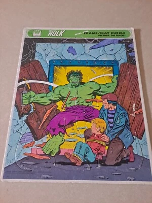 Whitman Marvel Comics The Incredible Hulk Frame Tray Puzzle: Vintage 1979 - Image 1 of 4