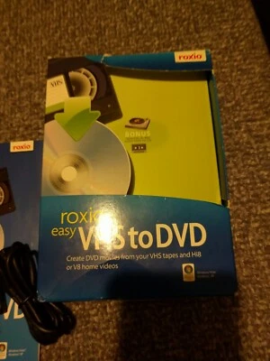 Roxio Easy VHS to DVD for Windows Create DVD Movies from VHS, Hi8 & V8 - Image 1 of 4