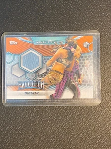 2019 Topps WWE Womens Division Evolution NATALYA Event-Used Mat Relic Card 43/50 - Bild 1 von 5