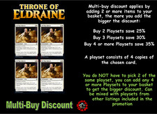 MTG Throne of Eldraine ELD Choose your Uncommon Playset (4 Copies) Multi-Buy