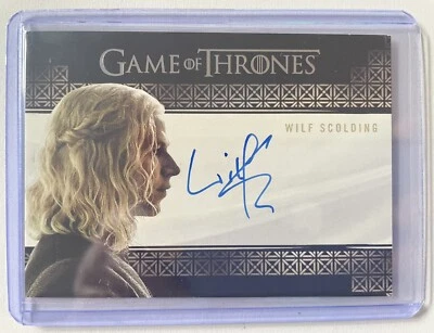 Game Of Thrones Complete Series Vol 2 Autograph Wilf Scolding Rhaegar Targaryen - Image 1 of 2