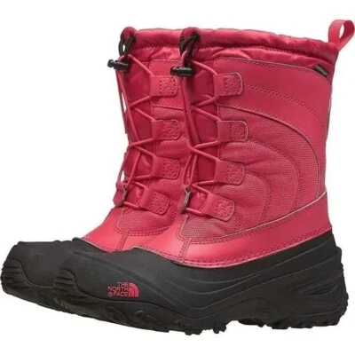 The North Face NF0A2T5P Youth Pink & Black Alpenglow IV Boot Size 7 PB159 - Image 1 of 4