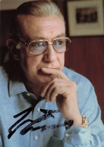 Tarjeta de autógrafo Horst Tappert (+) UH Derrick original firmada AK 3467 G - Imagen 1 de 1