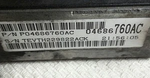 2ACK Caravan Voyager Town & Country Transmission Computer Module 4686760AC - Picture 1 of 1