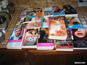 livres Harlequin lot 35 romans