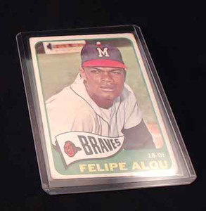 1965 Topps Baseball #383 Felipe Alou - Close up scans, check it out!