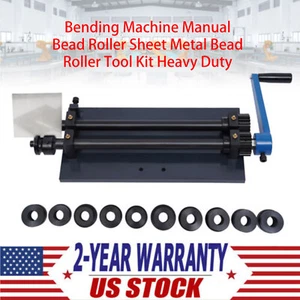 Bending Machine Manual Bead Roller Sheet Metal Bead Roller Tool Kit Heavy Duty - Picture 1 of 13