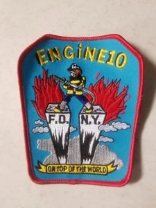 PATCH ENGINE 10 NEW YORK ON TOP OF THE WORLD TWIN TOWERS - Picture 1 of 1