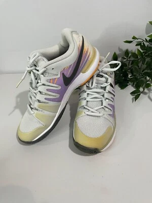 Nike Air Zoom Vapor X Tennis Shoes Womens Size 8 White/Purple Mesh Upper - Image 1 of 4