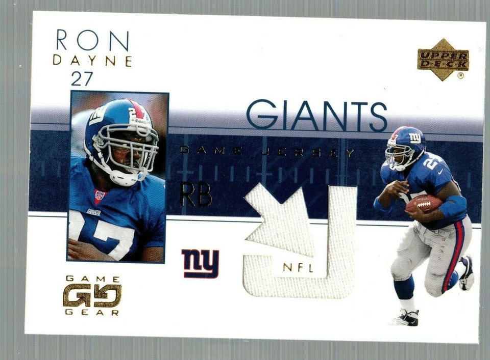 2001 Upper Deck Pros and Prospects Game Jersey #RDJ Ron Dayne  - Image 1 of 1