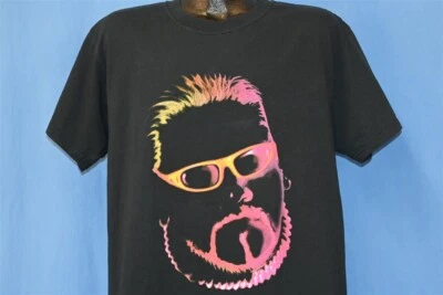 vintage Y2K WWF RIKISHI PHATU BACK THAT ASS UP 2 SIDED BLACK t-shirt WRESTLING L - Image 1 of 4