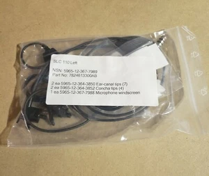 SENNHEISER SLC110-L HEADSET FOR MILITARY RADIO 5965-12-367-7989 PTT COMMS SF SOF - Picture 1 of 4