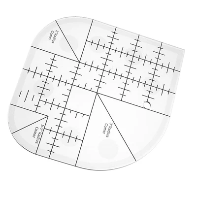 Gebogenes Ecklineal Zum Nähen aus Acryl Nähschablone Nähen-Patchwork-Lineal für  - Bild 1 von 4