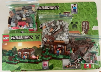 LEGO Minecraft: The First Night (21115) - Complete Set w/ Box, #ed Bags, Manual - Image 1 of 3