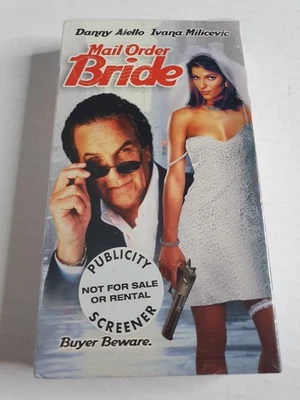 Mail Order Bride (VHS, 2005) Danny Aiello Mafia Comedy Screener Late Release New - Image 1 of 4