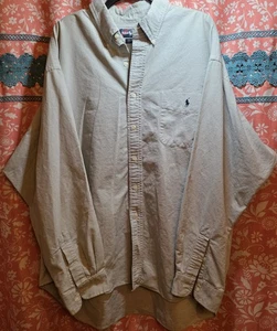 Ralph Lauren Men's Big Shirt Striped Long Sleeve XXL - Picture 1 of 5