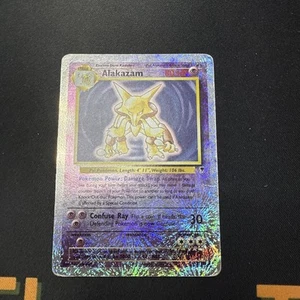 Pokémon Alakazam Legendary Collection 2002 1/110 holograma inverso - Imagen 1 de 10