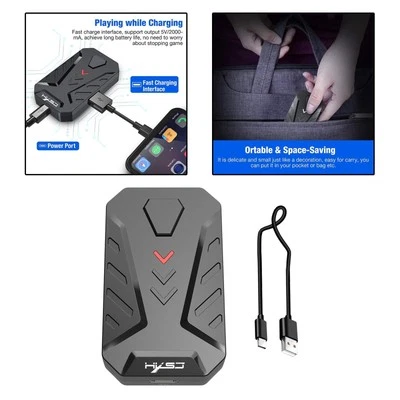 Wired Portable Keyboard Mouse Converter for Android System with 3 USB Ports - Image 1 of 4