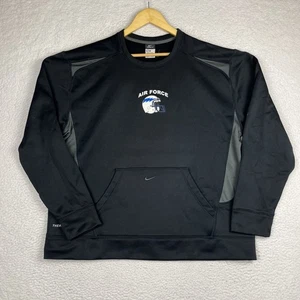 Nike Air Force Falcons Fußball Sweatshirt Herren XL schwarz Therma Fit Team Issued - Bild 1 von 9