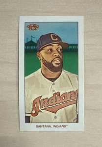 CARLOS SANTANA - 2020 Topps 206 - Wave 1 [Base] - #23 - CLEVELAND INDIANS - Picture 1 of 2