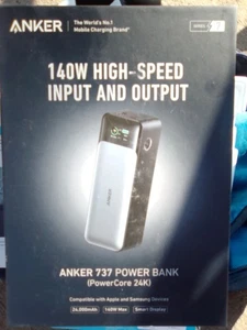 Anker 737 Banque d'alimentation portable 140W entrée et sortie haute vitesse 24000mAh A1289 - Photo 1 sur 2