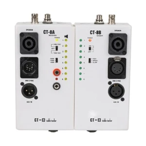 Intelligent Audiotory Cable Tester with Multiple Connectors for RJ45 TRS - Photo 1/8