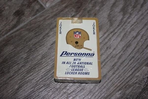 Vintage Sealed Deck Playing Cards Personna Razors NFL Football Cross Merchandise - Picture 1 of 2