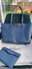 Mulberry Animal Print Large Blue Tote Bag