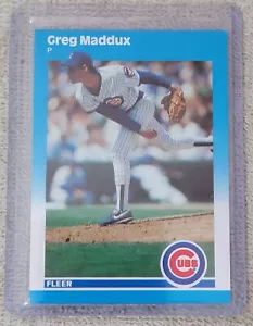 1987 Fleer Update Greg Maddux RC Chicago Cubs MLB Baseball Card Hall Of Fame HOF - Picture 1 of 2