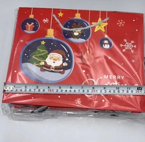 12pcs Christmas Gift Bags 12.5 * 10” Strong Bags - Picture 1 of 11