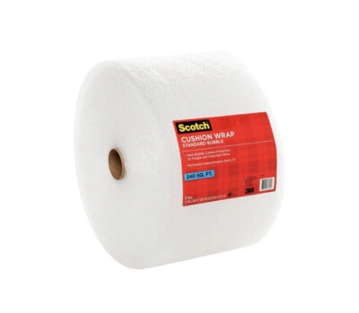 New Scotch Cushion Wrap 12" x 240' 240 sq. ft. 1 Roll/Pack - Image 1 of 3