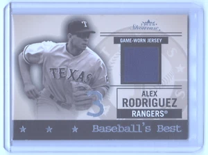 Alex Rodriguez 2004 Fleer Showcase Baseball's Best Game-Worn Jersey Card 147/150 - Foto 1 di 2
