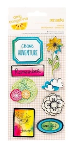 Amy Mandarine, Skizzenbuch Bemerkungen, mehrlagige Aufkleber, Blume. & Vorbau, Adventure - Bild 1 von 1