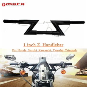 1'' 25mm 6-1/2" Pullback Z Bars Drag Bars Handlebar For Harley Dyna Fat Bob XL - Bild 1 von 10