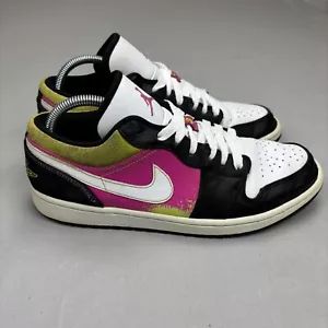 Zapatillas deportivas Air Jordan 1 para hombre con pintura en aerosol baja zapatos CW5564-001 talla 9,5 - Imagen 1 de 9