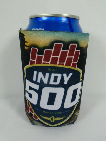 2019 Indianapolis 500 103RD Running Event Collector Can Cooler Coozie Cover