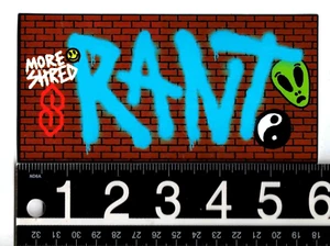 Rant BMX Sticker 6 in x 3 in Multicolor Subrosa Cycling Decal - Picture 1 of 1