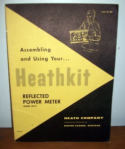 Heathkit Original Handbuch für AM-2 SWR Messgerät - Amateurfunk - Bedienungsanleitung - Bild 1 von 3