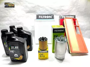 KIT TAGLIANDO GRANDE PUNTO 1.3 MJT MULTIJET 75 90 CV 4L 5W40 SELENIA + 4 FILTRI - Foto 1 di 3