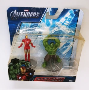 Marvel Avengers 2 Stück Iron Man & The Hulk Sammlerstück 3" Mini Actionfigur Set - Bild 1 von 4