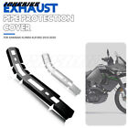 Exhaust Pipe Protection Guard Cover For KAWASAKI KLR650 KLR 650 2008-2021 Black