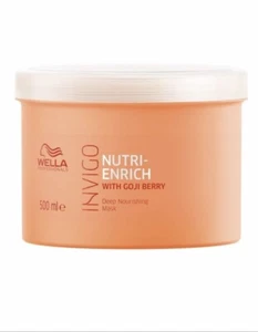 Wella INVIGO Nutri-Enrich Deep Nourishing Mask 16.9 oz For Dry & Damaged Hair - Picture 1 of 2