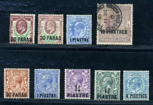 BRITISH LEVANT 1909 - Picture 1 of 2