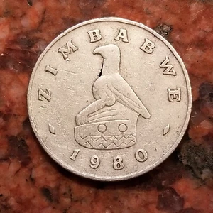 1980 ZIMBABWE 20 CENTS COIN - #A8005 - Picture 1 of 2