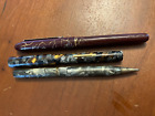 Vintage Fountain Pen Magma Ceramic Pen and Mechanical Pencil