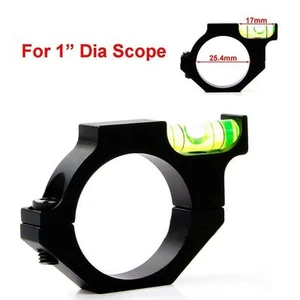 Hunting Rifle/Airgun Scope Alloy Spirit Bubble Level for 25.4mm Ring Mount - Picture 1 of 5