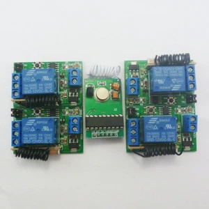 12V 433MHz Transmitter Control Delay Relay Receiver Kits forarduiuo Wilress Bulb - Picture 1 of 4