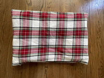 POTTERY BARN KIDS TARTAIN PLAID 婴儿裙红色 16 英寸落 — 第 1/4 张图片