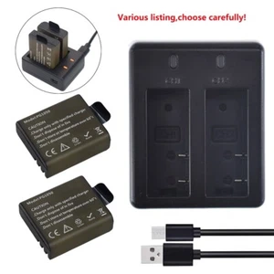 PG1050 Rechargeable Battery or Charger for Eken V8s H8 H9 H8R H9R Sport Camera - Picture 1 of 38